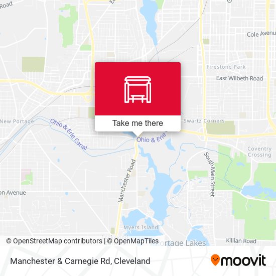 Manchester & Carnegie Rd map