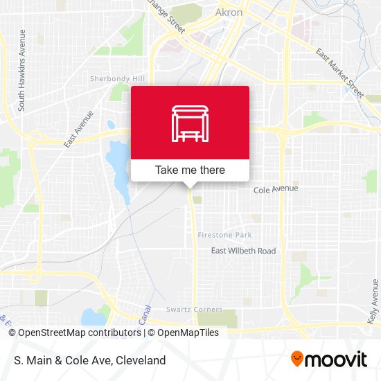 Mapa de S. Main & Cole Ave