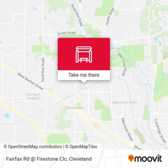Mapa de Fairfax Rd @ Firestone Clc