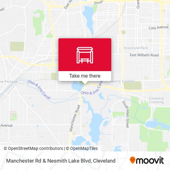 Manchester Rd & Nesmith Lake Blvd map