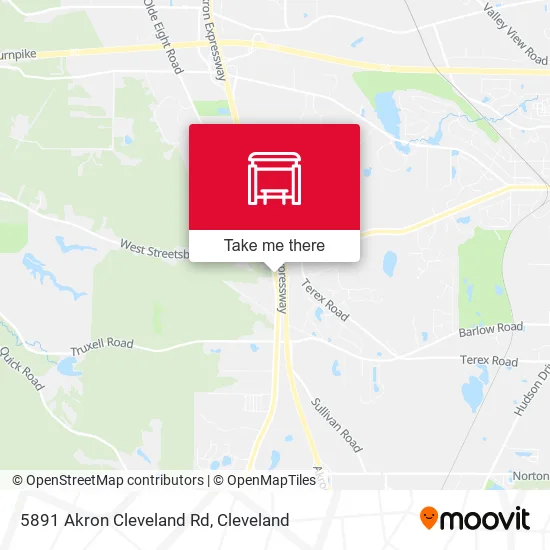5891 Akron Cleveland Rd map