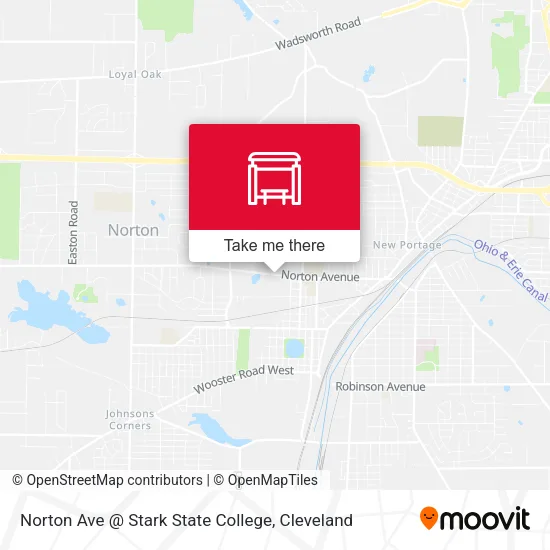 Mapa de Norton Ave  @ Stark State College