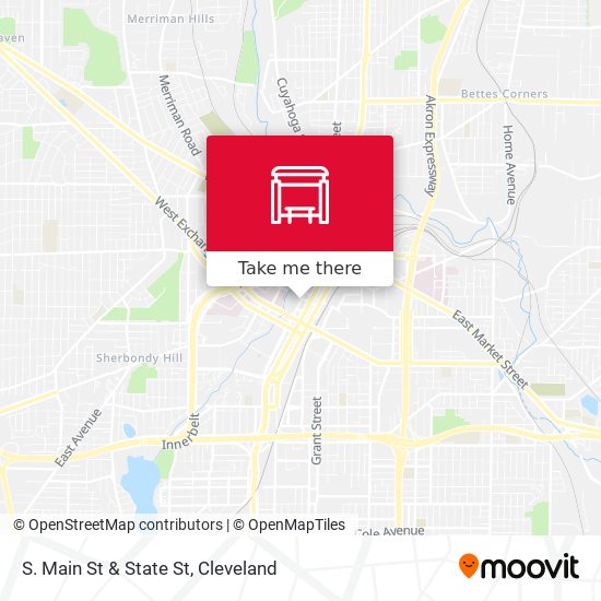 S. Main St & State St map