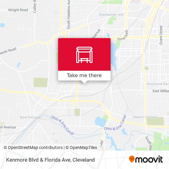 Kenmore Blvd  & Florida Ave map