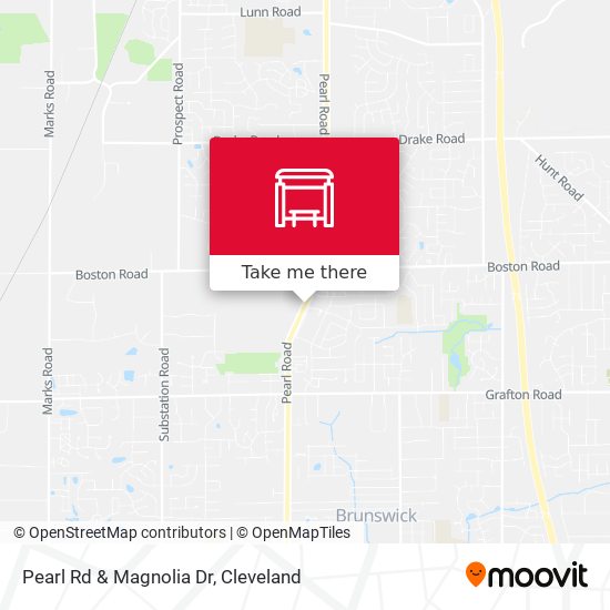 Mapa de Pearl Rd & Magnolia Dr