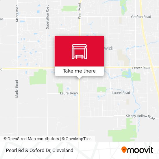Mapa de Pearl Rd & Oxford Dr