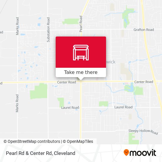 Mapa de Pearl Rd & Center Rd