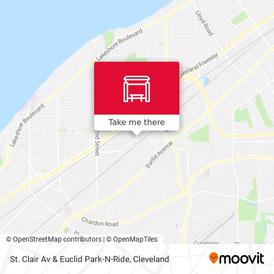St. Clair Av & Euclid Park-N-Ride map