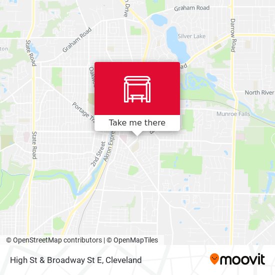 High St & Broadway St E map