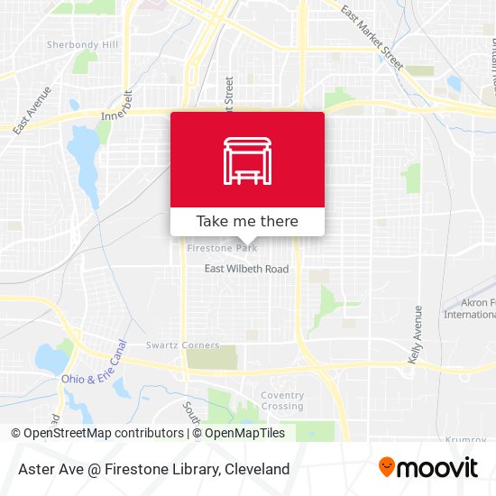 Aster Ave @ Firestone Library map