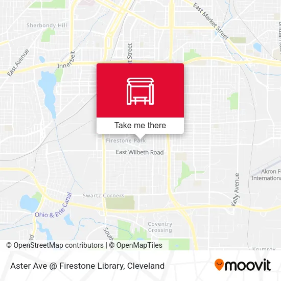Mapa de Aster Ave @ Firestone Library