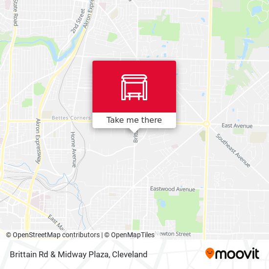 Mapa de Brittain Rd & Midway Plaza