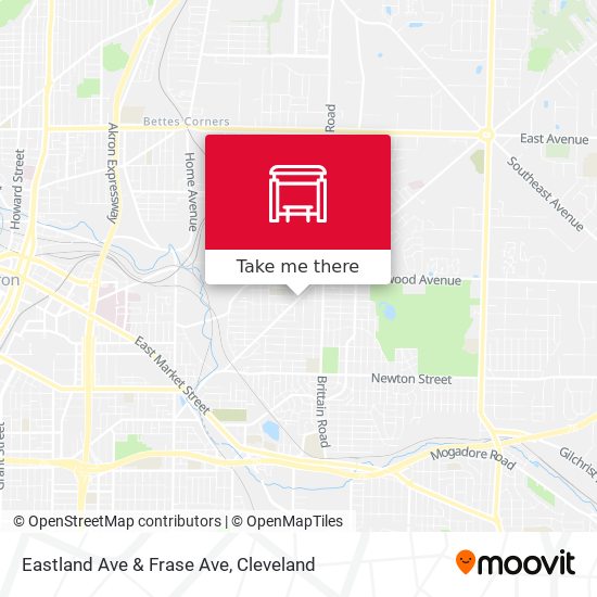 Mapa de Eastland Ave & Frase Ave