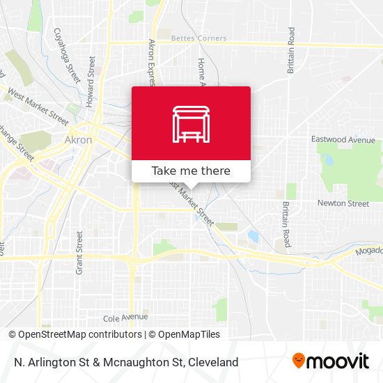 Mapa de N. Arlington St & Mcnaughton St