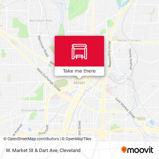 Mapa de W. Market St & Dart Ave