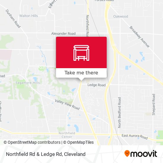 Northfield Rd & Ledge Rd map