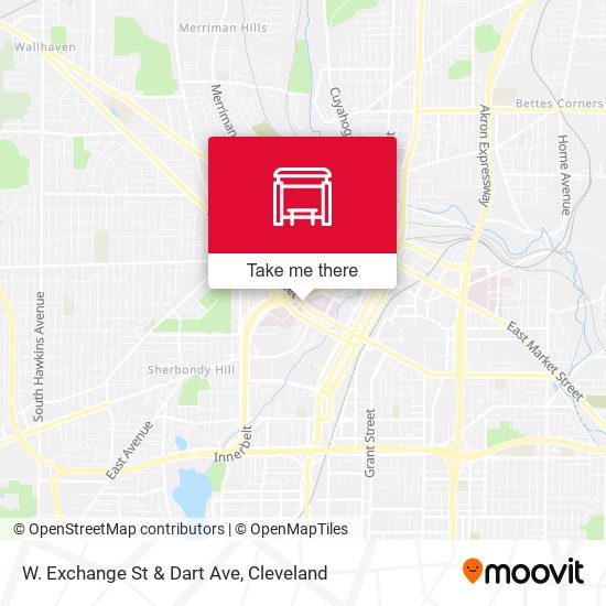 Mapa de W. Exchange St  & Dart Ave
