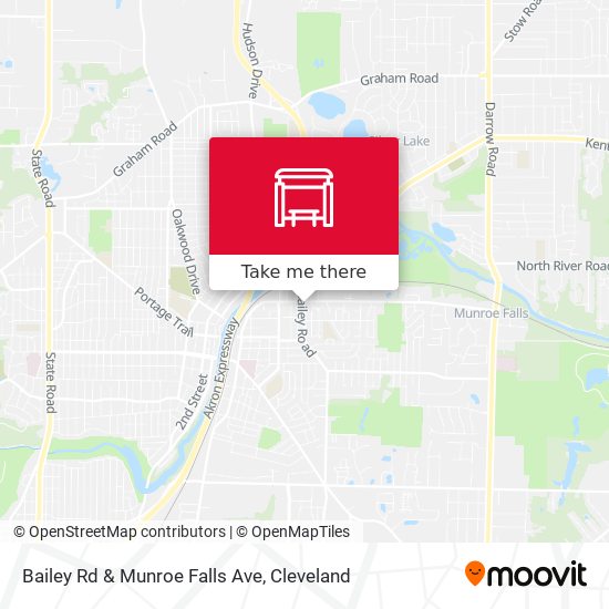 Mapa de Bailey Rd & Munroe Falls Ave