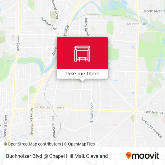 Buchholzer Blvd @ Chapel Hill Mall map