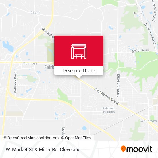 Mapa de W. Market St & Miller Rd