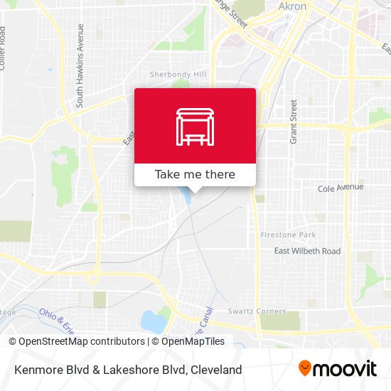 Mapa de Kenmore Blvd & Lakeshore Blvd