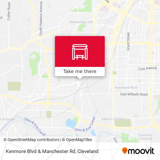 Mapa de Kenmore Blvd & Manchester Rd