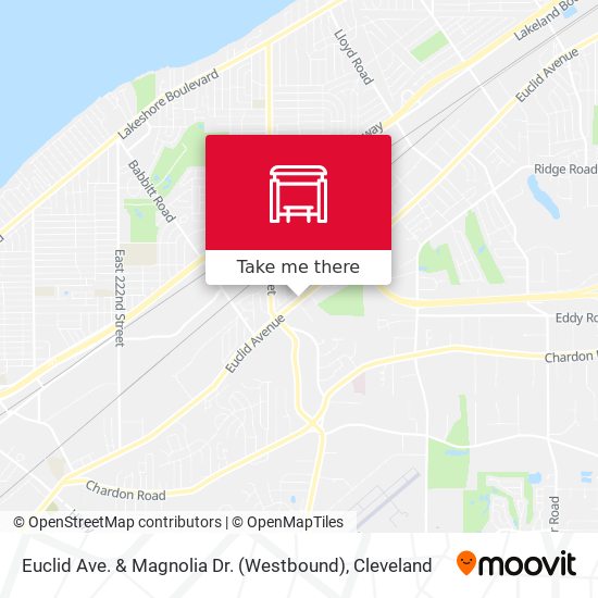 Euclid Ave. & Magnolia Dr. (Westbound) map