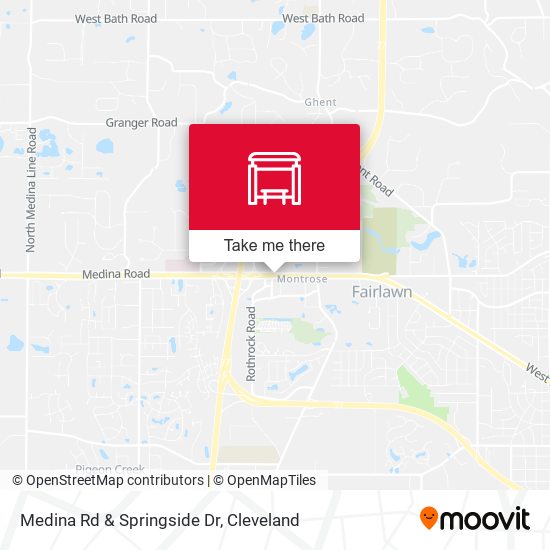 Medina Rd & Springside Dr map