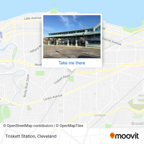 Triskett Station map