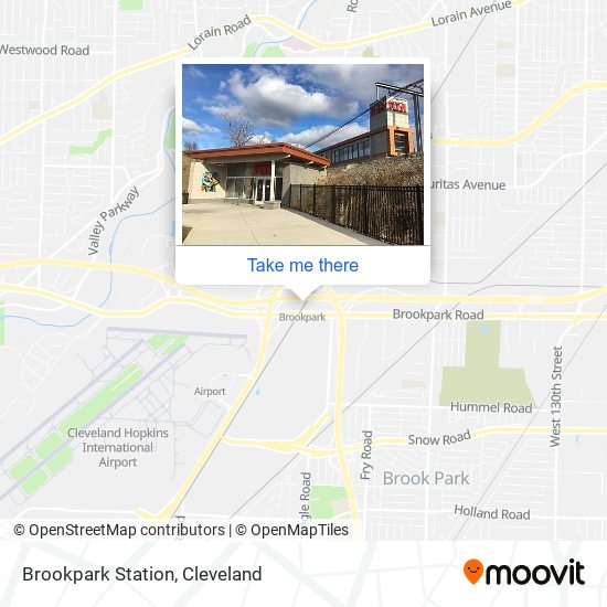 Brookpark Station map