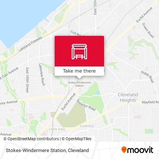 Stokes-Windermere Station map