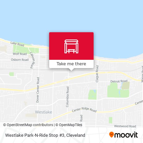 Mapa de Westlake Park-N-Ride Stop #3