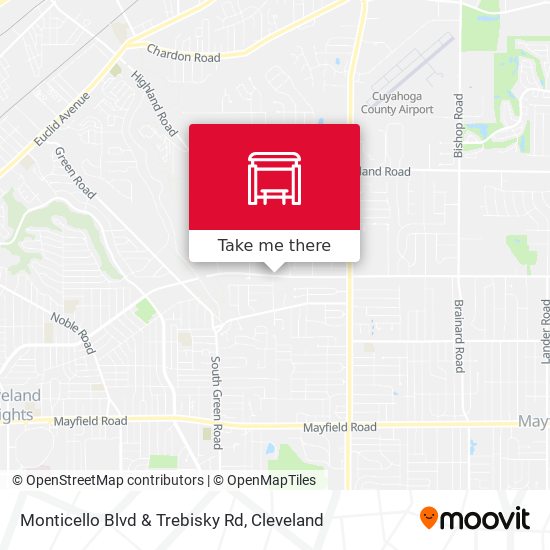 Mapa de Monticello Blvd & Trebisky Rd