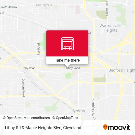Libby Rd & Maple Heights Blvd map