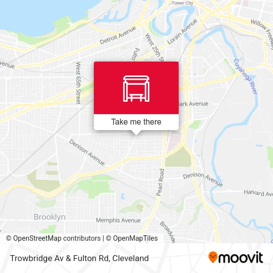 Trowbridge Av & Fulton Rd map