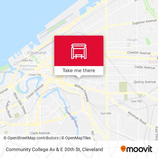 Mapa de Community College Av & E 30th St