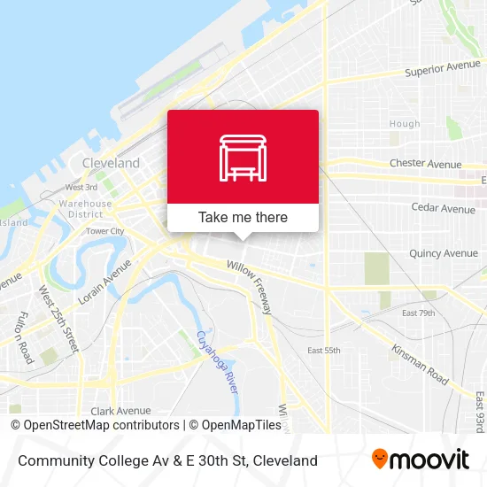 Mapa de Community College Av & E 30th St