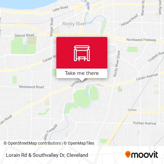 Lorain Rd & Southvalley Dr map