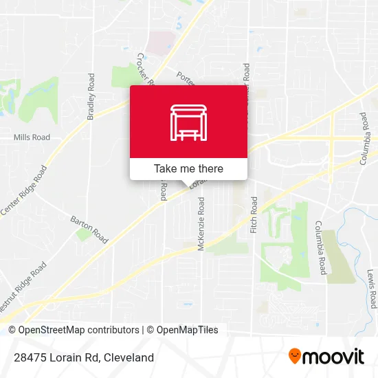 28475 Lorain Rd map