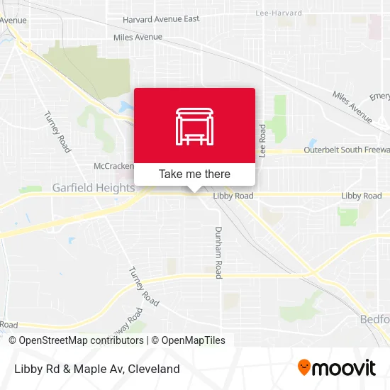 Libby Rd & Maple Av map