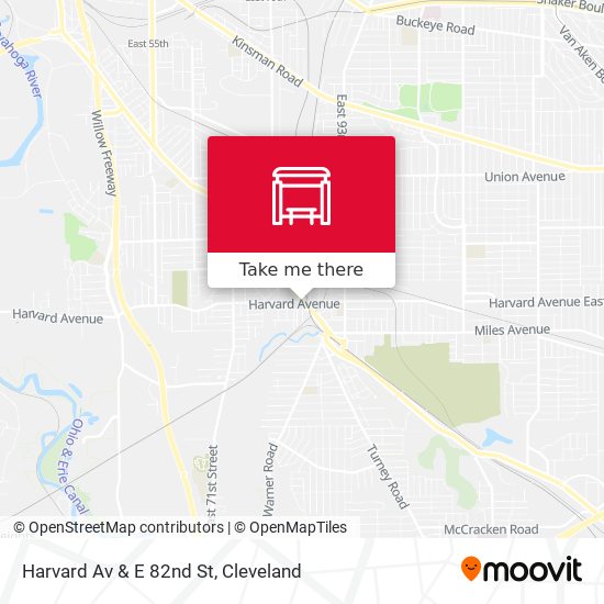 Mapa de Harvard Av & E 82nd St