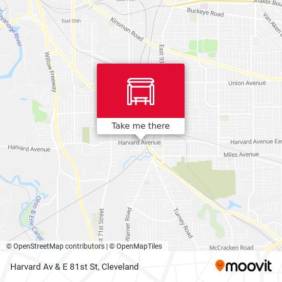 Mapa de Harvard Av & E 81st St