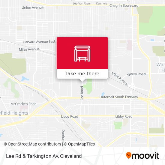 Mapa de Lee Rd & Tarkington Av