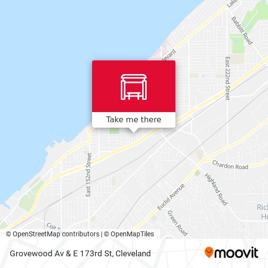 Mapa de Grovewood Av & E 173rd St