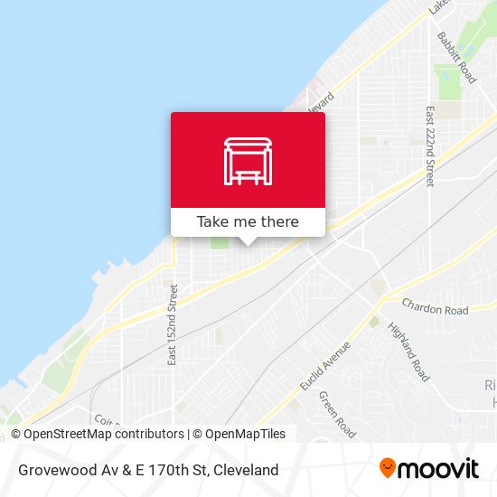 Grovewood Av & E 170th St map