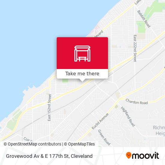 Grovewood Av & E 177th St map