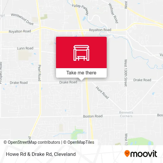 Mapa de Howe Rd & Drake Rd