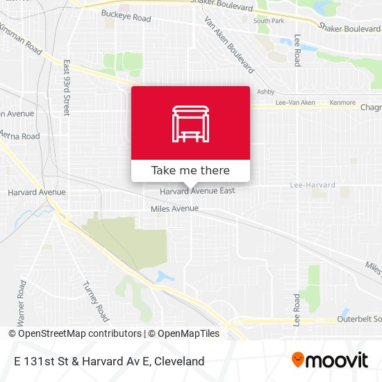 Mapa de E 131st St & Harvard Av E
