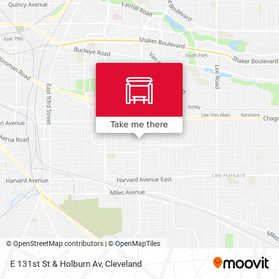 E 131st St & Holburn Av map