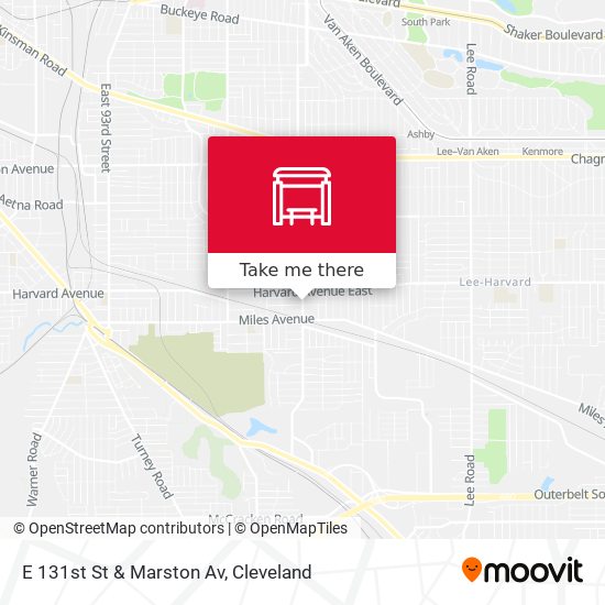 E 131st St & Marston Av map